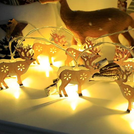 Reindeer Christmas String Lights