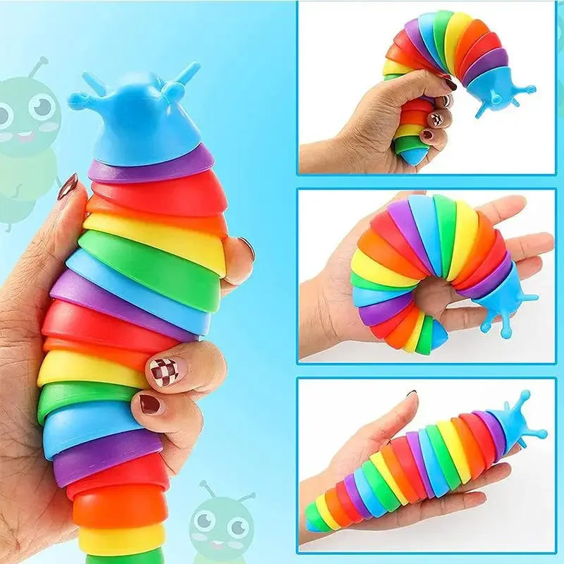 Rainbow Caterpillar Fidget Toy